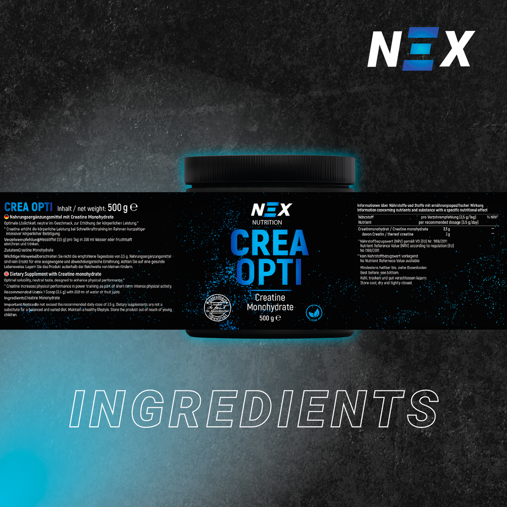 
                      
                        NEX Crea Opti Creatine Monohydrate
                      
                    